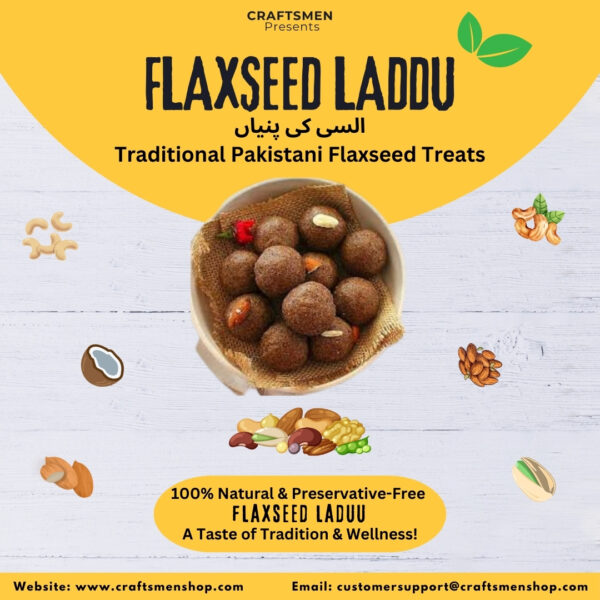 Flaxseed Laddu (السی کی پنیاں) – Traditional Pakistani Flaxseed Treats