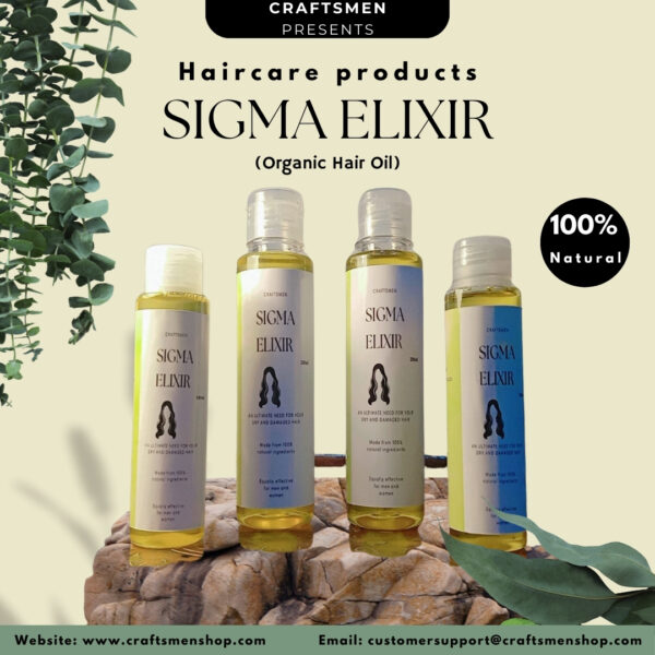 Sigma Elixir Organic Hair Oil – 100% Natural Hair Nourishment