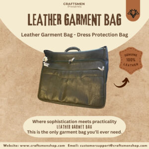 leather garment bag