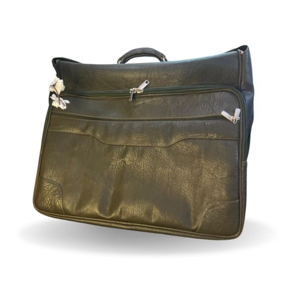 leather garment bag