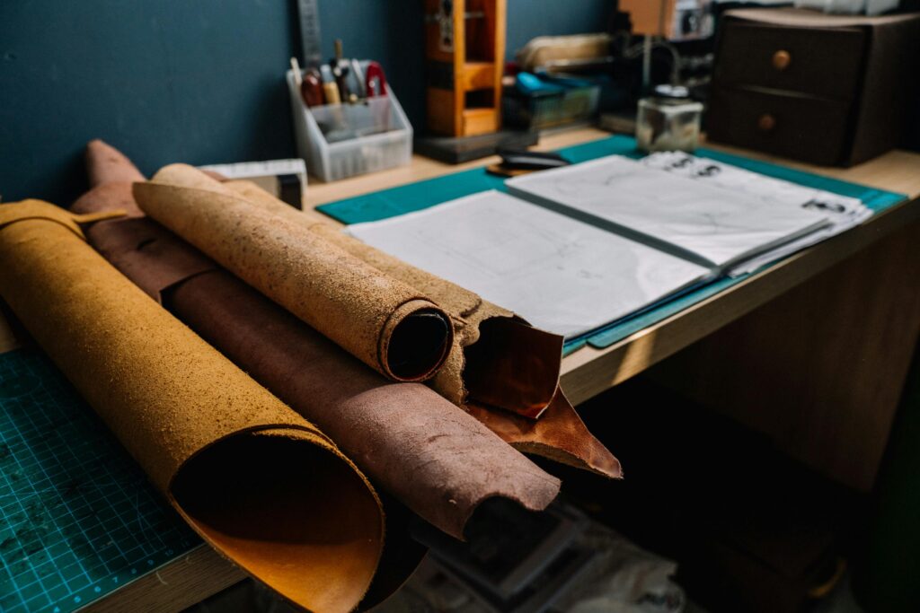 handmade leather goods